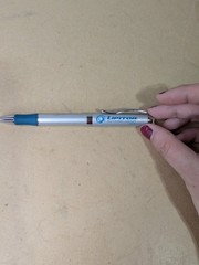Lipitor Metal Drug Rep Pen Twist Black Ink Works Heavy