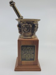 1957 Rexall Drug Outstanding Achievement Award Trophy Pharmaceutical Antique