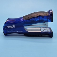 Pharmaceutical Promotional Stapler Blue “Zoloft”