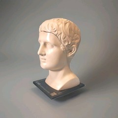 Vintage ELAVIL Anatomical Head w/ Removable Brain 1970s MSD Pharmaceutical Promo