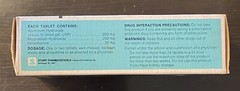 Vintage 1970’s Mylanta Antacid Chewable Tablets – Box Only