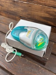 Vtg Rare Aqua Computer Mouse Model AM-940-P Liquid Filled Drug Rep Promo Paxil