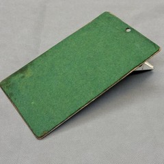 Vintage Metal Mini Clipboard Advertising West Wholesale Drug Co Philadelphia