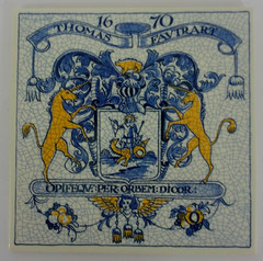 Burroughs Wellcome Co Delft Holland Pharmacy Pill Tile Thomas Favtrart #20