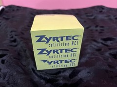 ZYRTEC Post It Notes Advertising Pharmaceutical Block Promo