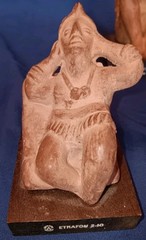 Vintage Schering Pharmaceutical Mayan Advertising Figure Anxiety Depression