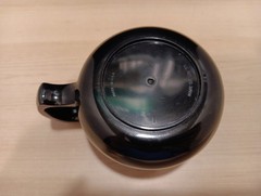 Vintage Vanceril Inhaler Drug Rep Advetising Promotional Black Plastic Mug