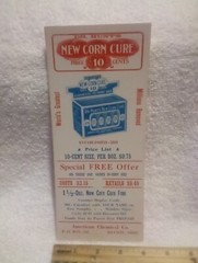 Dr Hunt’s New Corn Cure American Chemical Co Vtg Medical Advertisement Dayton Oh