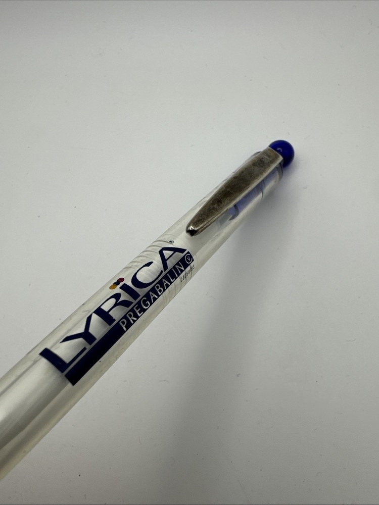 Vintage Pharmaceutical Promotional Pen Lyrica Pregabalin Advertisement