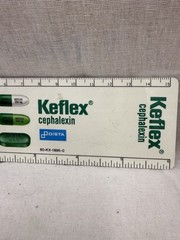 1983-84 Keflex Cephalexin medicine advertising 6″ plastic ruler