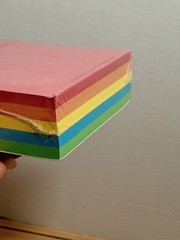 Rainbow Colors Post It Paper Sticky Note Pad Vintage Pepcid Drug Advertising