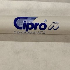 Lot 5 CIPRO Pharmaceutical Drug Rep Pens Advertising Cipro Ink Pen UNTESTED