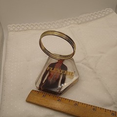 Flexeril Lucite Metal Ring Letter Holder Merck Co Drug Rep Promo Pharma Vintage