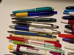 Pharmaceutical Pens Drug Rep Lot of 36 Symbyax, Lodine, Centrax, Claritin & More