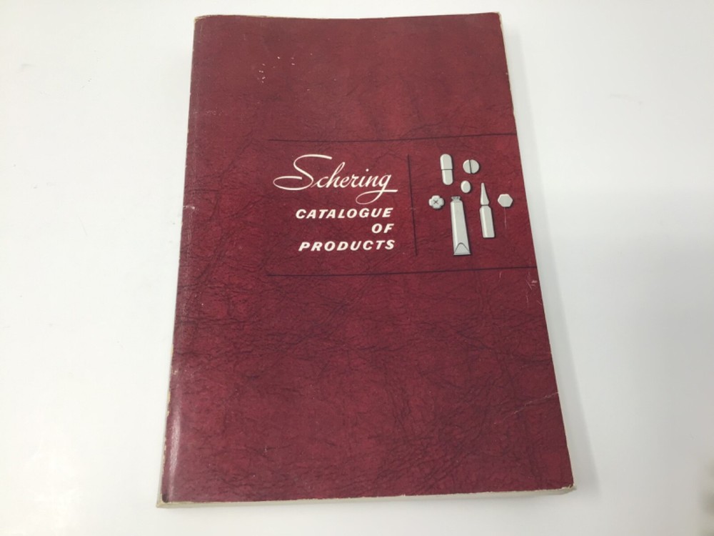 Vintage Schering Pharmaceutical Product Catalog