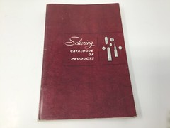 Vintage Schering Pharmaceutical Product Catalog