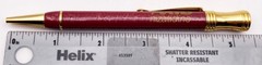 VTG Axid Nizatidine Lilly Medical Drug Rep Pharmaceutical Pen Red Gold Tone