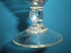 Vtg Apothecary Covered Jar Glass Candy Container w/ Lid