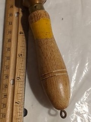 Vintage Brass Cork Borer Sharpener Apothecary Chemist Lab Tool Bottle Stopper