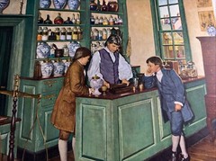 A HISTORY OF PHARMACY IN PICTURES 1954 PRINT#19 Gift For Doctor 22″×18″