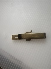 Pharmacy Apothecary Mortar & Pestel Tie Clip Tie Bar Vintage Gold Tone Anson