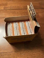 Vintage DeWitt’s For Corns 8 Medicine Bottles circa 20’s-30’s W/ Display Box