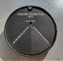 Vintage Pharmacy Pharmaceutical Display Chlor-Trimeton 1977 Brass 3D Wall Plaque