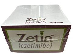 Zetia Drug Rep Pharmaceutical Sealed Note Paper Pad 3.5 X 3.5 X 2”