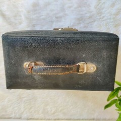 Vintage Partabmull Gobindram Wood Leather Homoeopathic Medicine Case Travel W629