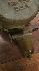 Vintage GE Vacuum Tank Patented Industrial Steampunk Decor New York USA