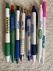 Lot Of 8 Pharmaceutical Drug Rep Pens Fosomax Cialis Actonel Mobic +++ READ