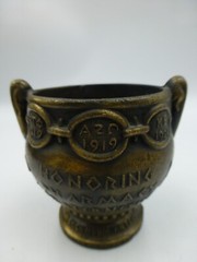 Vintage Coricidin Mortar & Pestle for La Pharmacie Francaise & Louis Dufilho JrB
