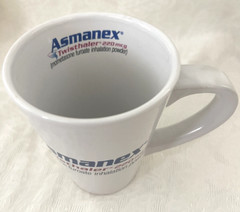Asmanex Asthma Drug Rep Advertising Coffee Mug Cup – Pharma Promo RARE