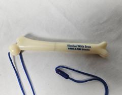 Vintage Similac with Iron Bone-a-fide Results Plastic Bone Shaped Pen Promo