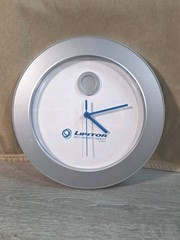 LIPITOR Atorvastatin Wall Clock Drug Rep Promo 11.25” Silver/white/Blue Pharma