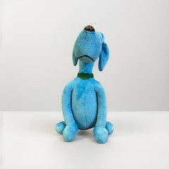 Rare Interceptor Plus Blue Plush Advertising Dog 14” Drug Rep Pharmaceutical