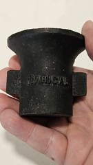 Rare Vtg. Rarical Tablets Cast Iron Pharmacy Advertising Mortar and Pestle