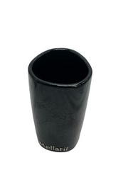 VTG Mellaril Cup Pen Holder Psychiatric Drug Pharmaceutical Black Pottery Desk