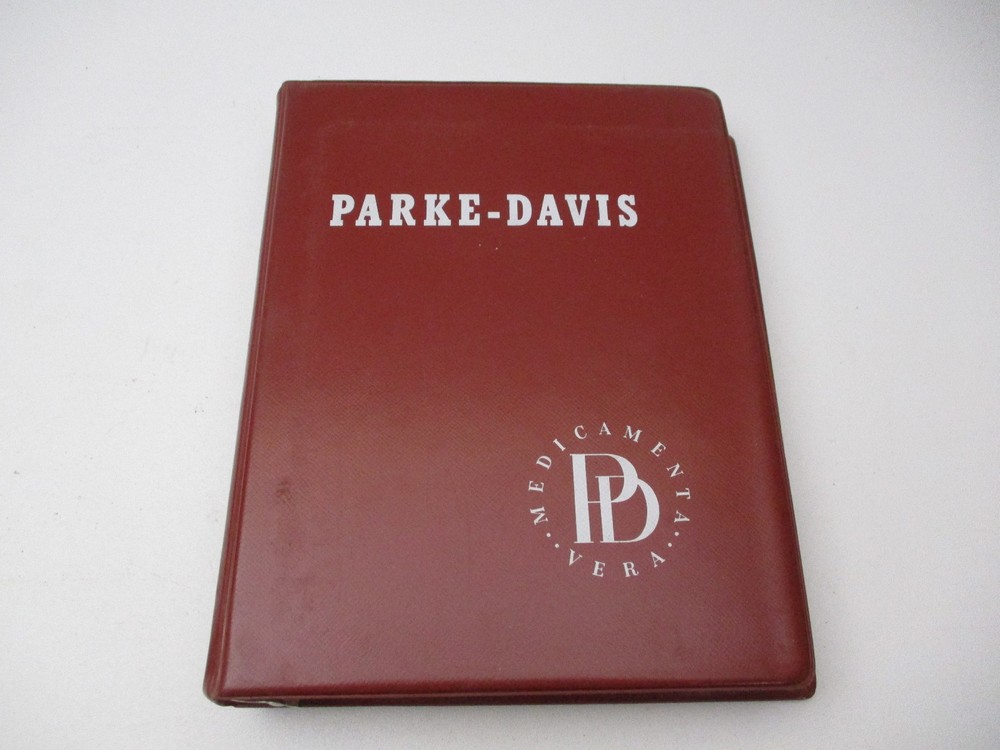 Vintage 1987 Parke Davis Price List Book Binder Pharmacy Chemist Drugs