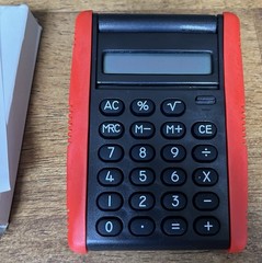 Cardura Pharma Drug Rep Doctor Giveaway Plastic Desktop Calculator – NOT WORKING