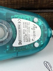 Vtg Rare Aqua Computer Mouse Model AM-940-P Liquid Filled Drug Rep Promo Paxil
