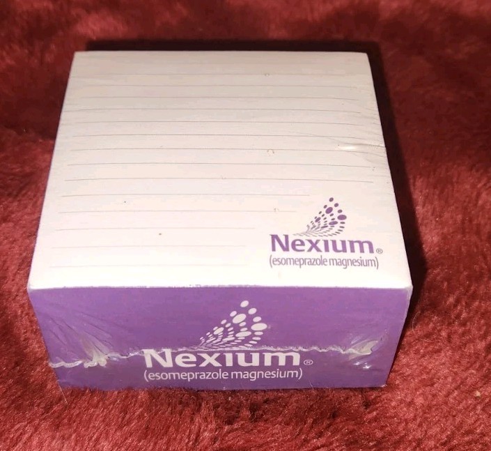 VTG New Sealed Nexium Post-It Note Pad Doctor Swag Drug Rp