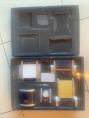 Desk Set 5 Piece pharmaceutical drug rep Vioxx New In Case Clock, Photo Etc