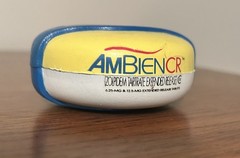 Ambien CR STRESS BALL Pill Shaped Drug Rep Promo Advertising Rare