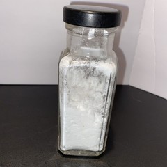 Chemical Storage Containers Antique Brown/vintage Clear Glass Lot Of 2