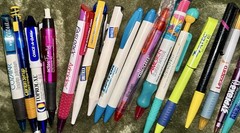 28 VTG Pharmaceutical Drug Rep Pen Metal Lipitor Zoloft Lexapro Zyban Viagra+