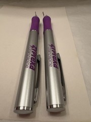 VTG LOT OF 2 ZYPREXA Combo- PEN/STYLUS Pharma Advertising Drug Rep Log NEW NOS