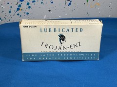 1960’s Trojan-Enz Empty Box