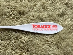 Vintage Toradol Drug Rep Advertisement reflex Hammer