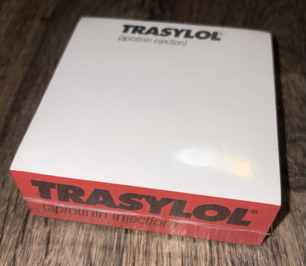 Sealed Medical Pharmaceutical Advertising Trasylol Doctors Note Pad